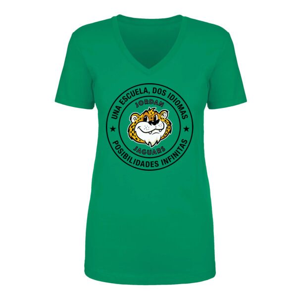 WOMEN'S ADULT - DUO LINGO CIRCLE - T-SHIRT - KELLY GREEN - $LEMCUF$ Thumbnail
